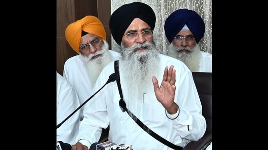 Shiromani Gurdwara Parbandhak Committee (SGPC) president Harjinder Singh Dhami (File photo)