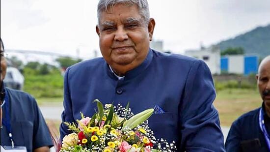 Vice President Jagdeep Dhankhar. (PTI)