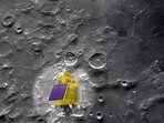 A view of the Chandrayaan-3 lander Vikram. India made history with Chandrayaan-3 mission. A view of the Chandrayaan-3 lander Vikram. India made history with Chandrayaan-3 mission.
