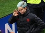 Megan Rapinoe of the U.S. looks dejected after losing the penalty shootout and being knocked out of the World Cup