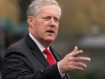 FILE -Former White House Chief of staff Mark Meadows speaks with reporters at the White House, Oct. 21, 2020, in Washington. (AP Photo/Alex Brandon, File)