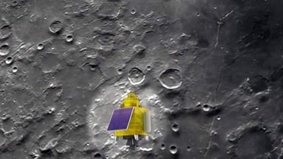 The Indian Space Research Organisation's (ISRO) Chandrayaan-3 spacecraft landed on the moon on Wednesday, the space agency said. This was India's second attempt to land a spacecraft on the moon and comes less than a week after Russia's Luna-25 mission failed. (ANI) The Indian Space Research Organisation's (ISRO) Chandrayaan-3 spacecraft landed on the moon on Wednesday, the space agency said. This was India's second attempt to land a spacecraft on the moon and comes less than a week after Russia's Luna-25 mission failed. (ANI)