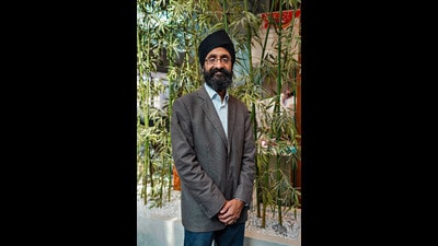 Associate professor Jasjit Singh, who has been appointed by the National University of Singapore to conduct lectures on Sikh beliefs and raise appreciation of the Sikh way of life internationally. (PTI)