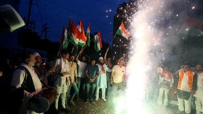 Celebrations in Bhopal (ANI) Celebrations in Bhopal (ANI)