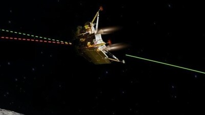 Chandrayaan-3 consists of an indigenous lander module (LM), propulsion module (PM) and a rover (Twitter/@isro) Chandrayaan-3 consists of an indigenous lander module (LM), propulsion module (PM) and a rover (Twitter/@isro)