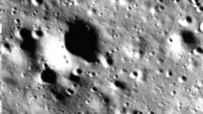 ISRO shares images of moon during descent. (Twitter/ISRO) ISRO shares images of moon during descent. (Twitter/ISRO)