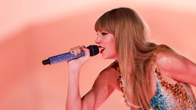 (FILES) US singer-songwriter Taylor Swift performs during her Eras Tour at Sofi stadium in Inglewood, California, August 7, 2023. (AFP) (FILES) US singer-songwriter Taylor Swift performs during her Eras Tour at Sofi stadium in Inglewood, California, August 7, 2023. (AFP)