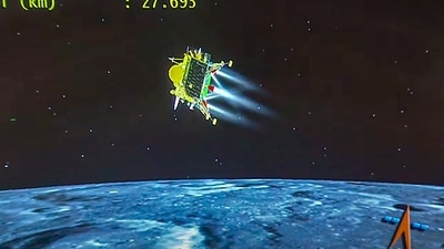 Citizens nationwide remained riveted to their TV screens, offering prayers as the spacecraft neared the surface. (PTI) Citizens nationwide remained riveted to their TV screens, offering prayers as the spacecraft neared the surface. (PTI)