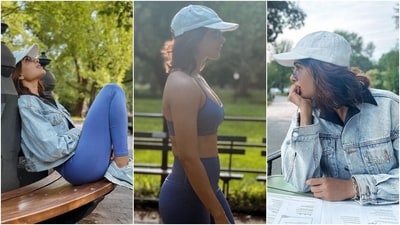 Samantha Ruth Prabhu takes a stroll in New York's Central Park in athleisure, (Instagram) Samantha Ruth Prabhu takes a stroll in New York's Central Park in athleisure, (Instagram)