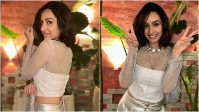Shraddha Kapoor dropped inspiration for dressing up on a night out with her latest look from a photo shoot. Shraddha wore the ensemble to enjoy a dinner date with her family. You can steal inspiration from the actor and include this must-have outfit in your dinner date or night-out dressing collection. Scroll through to see all the photos. (Instagram) Shraddha Kapoor dropped inspiration for dressing up on a night out with her latest look from a photo shoot. Shraddha wore the ensemble to enjoy a dinner date with her family. You can steal inspiration from the actor and include this must-have outfit in your dinner date or night-out dressing collection. Scroll through to see all the photos. (Instagram)