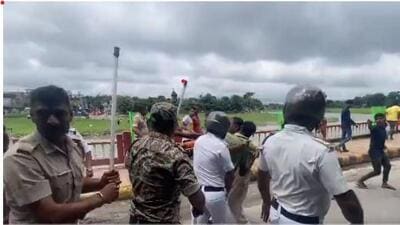 The protestors clashed with police in several places. (Video grab/X/Raju Bista) The protestors clashed with police in several places. (Video grab/X/Raju Bista)