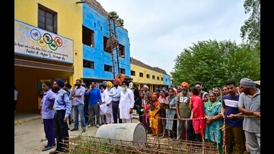 The school in Ludhiana. (Gurpreet Singh/HT) The school in Ludhiana. (Gurpreet Singh/HT)