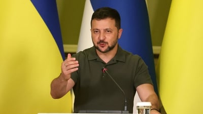 President of Ukraine Volodymyr Zelensky (AFP)