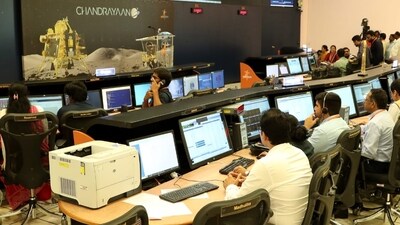 ISRO operations room (ISRO) ISRO operations room (ISRO)