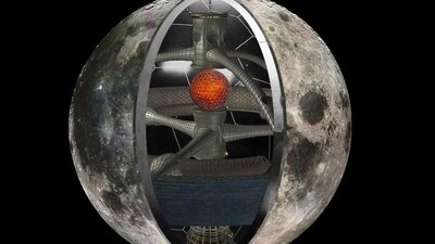 Speculative cutaway model of a Spaceship Moon (Wikimedia Commons) Speculative cutaway model of a Spaceship Moon (Wikimedia Commons)