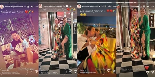 Kareena shared several pictures. Kareena shared several pictures.