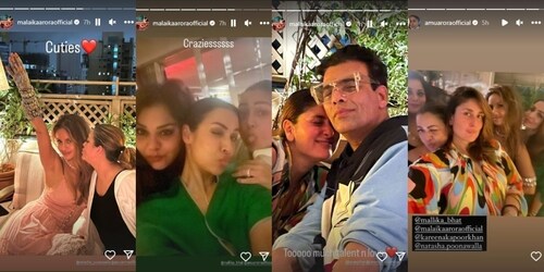 Malaika and Amrita also shared photos. Malaika and Amrita also shared photos.