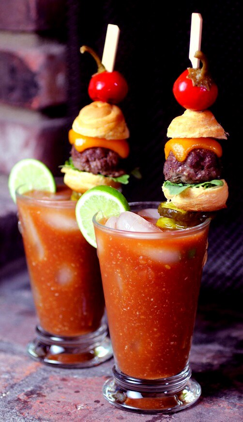 Burger cocktail Burger cocktail