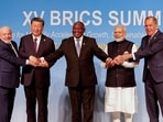 PM Modi poses with BRICS nations' leaders