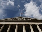 The facade of the British Museum is pictured in central London. The facade of the British Museum is pictured in central London.