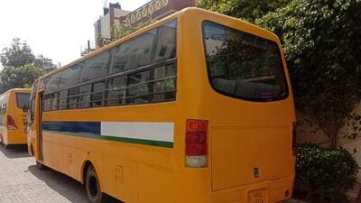 Administration officials will be given the mandate to inspect school buses every month. (HT Photo) Administration officials will be given the mandate to inspect school buses every month. (HT Photo)