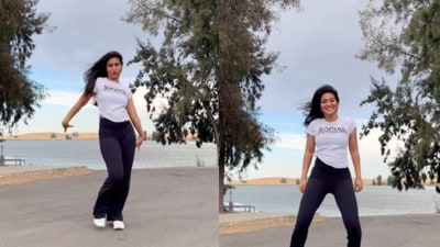 Picture of the woman dancing to the song Chaleya from Shah Rukh Khan's Jawan. (Instagram/@Pooja Venkatesh)