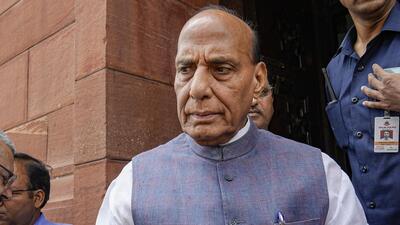 Defence minister Rajnath Singh chaired the meeting of the defence acquisition council that approved proposals to defence purchase worth  ₹7,800 crore (PTI)