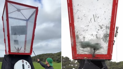 The image shows a massive blender with a huge blade. (Instagram/@howridiculous) The image shows a massive blender with a huge blade. (Instagram/@howridiculous)