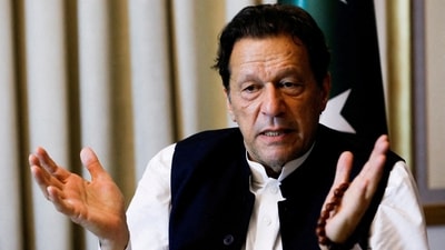 Former Pakistani Prime Minister Imran Khan. (REUTERS)