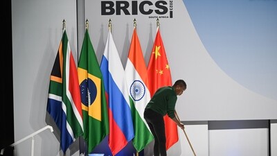 Expansion of BRICS membership was on the top of the agenda for the summit being hosted this week by South Africa. (Bloomberg) Expansion of BRICS membership was on the top of the agenda for the summit being hosted this week by South Africa. (Bloomberg)