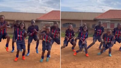 The image shows the kids dancing to Kaavaalaa, sung by Shilpa Rao and Anirudh Ravichander. (Instagram/@hyperskidsafrica) The image shows the kids dancing to Kaavaalaa, sung by Shilpa Rao and Anirudh Ravichander. (Instagram/@hyperskidsafrica)