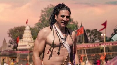 Akshay Kumar in a still from OMG 2. Akshay Kumar in a still from OMG 2.