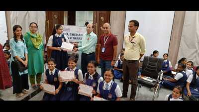 The event underway at Allahabad Museum on Thursday. (HT) The event underway at Allahabad Museum on Thursday. (HT)