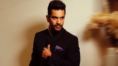 Angad Bedi plays Jeet in Ghoomer. Angad Bedi plays Jeet in Ghoomer.