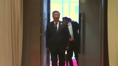 Chinese president Xi Jinping at the BRICS summit in South Africa on Wednesday. Chinese president Xi Jinping at the BRICS summit in South Africa on Wednesday.