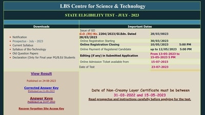 Kerala LBS SET result 2023 out at lbscentre.kerala.gov.in, know how to check Kerala LBS SET result 2023 out at lbscentre.kerala.gov.in, know how to check