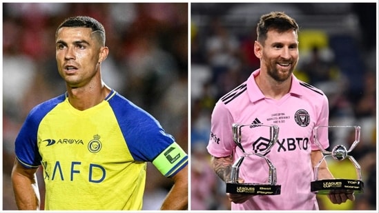 After exiting European football, Ronaldo and Messi have succeeded in winning trophies this season. (AFP)