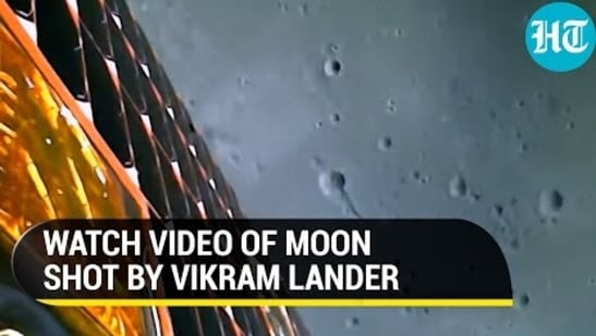 Chandrayaan-3: ISRO Shares Video Of Moon Shot By Vikram Lander During Descent