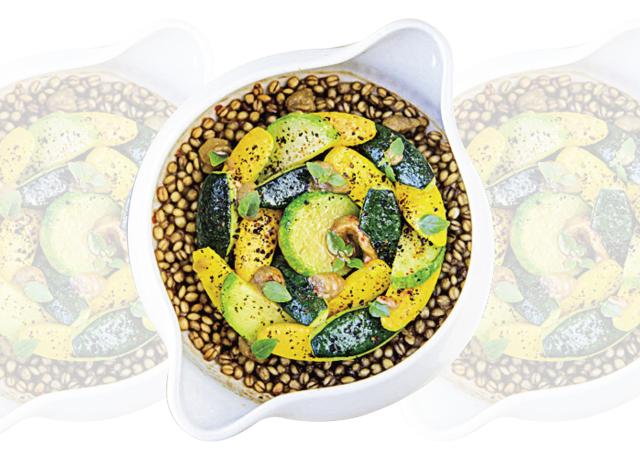 Alain Ducasse serves an elevated version of ratatouille at Le Grand Contrôle, his restaurant inside the palace. (Le grand contrôle) Alain Ducasse serves an elevated version of ratatouille at Le Grand Contrôle, his restaurant inside the palace. (Le grand contrôle)