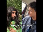 The image shows a scene from the parody of daily soaps. The image shows a scene from the parody of daily soaps.