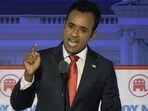 Republican presidential candidate businessman Vivek Ramaswamy speaks during a Republican presidential primary debate hosted by FOX News Channel in Milwaukee (AP) Republican presidential candidate businessman Vivek Ramaswamy speaks during a Republican presidential primary debate hosted by FOX News Channel in Milwaukee (AP)