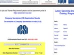 ICSI CS June Result 2023: CS Professional course results out, direct link here
