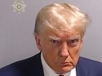 This Donald Trump's mug shot was taken after his arrest. This Donald Trump's mug shot was taken after his arrest.