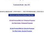 ICSI CS Result 2023 Live: CS Executive results out at icsi.edu, direct link here