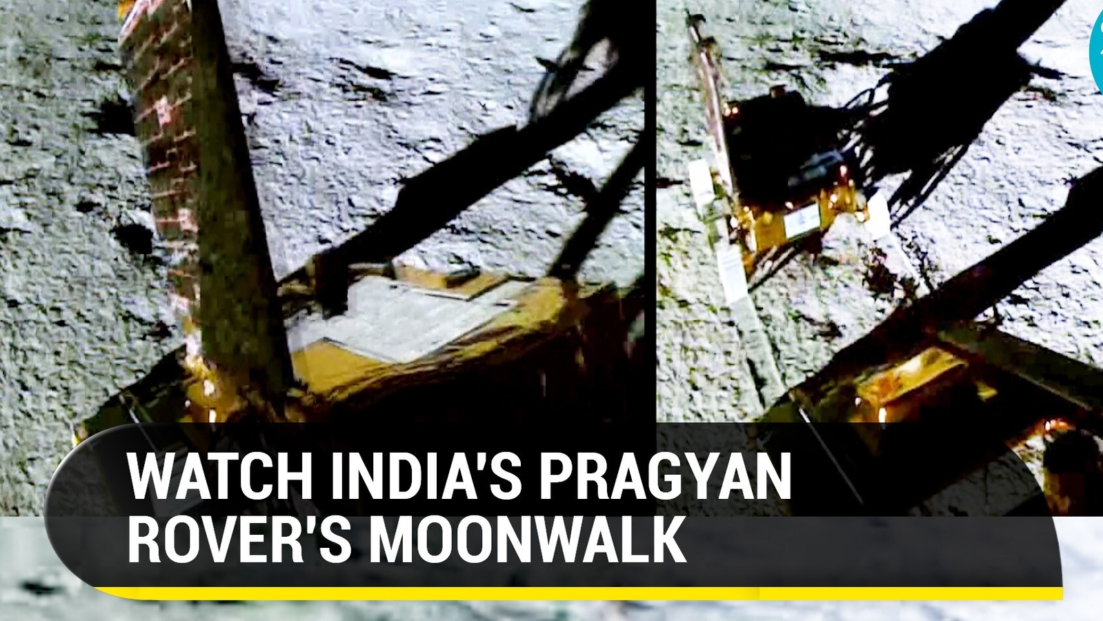 Chandrayaan-3: India's Pragyan Rolls Down Ramp, Does Moonwalk In Style ...