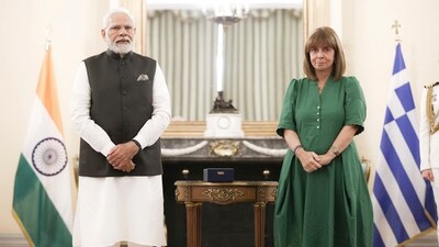 The last Prime Ministerial visit from India to Greece was in 1983. Greece Prime Minister Kyriakos Mitsotakis had visited New Delhi in 2019. (AP)