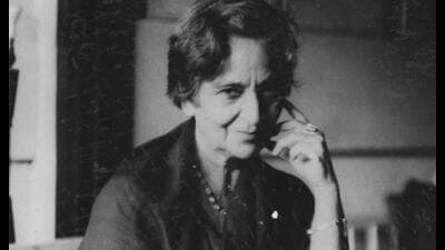 Author Amrita Pritam (HT Photo) Author Amrita Pritam (HT Photo)
