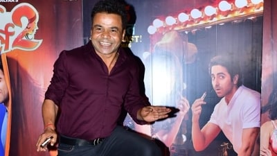 Rajpal Yadav plays the role of Shoukiya in Dream Girl 2 and looked very excited for the film's release as he attended the special screening on Thursday. He was recently seen in Satyaprem Ki Katha as well. Rajpal Yadav plays the role of Shoukiya in Dream Girl 2 and looked very excited for the film's release as he attended the special screening on Thursday. He was recently seen in Satyaprem Ki Katha as well. 