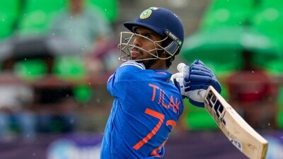 TIlak Varma was selected in the 17-member Asia Cup squad (AP) TIlak Varma was selected in the 17-member Asia Cup squad (AP)