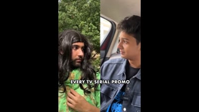 The image shows a scene from the parody of daily soaps. (Instagram/@aapkajags) The image shows a scene from the parody of daily soaps. (Instagram/@aapkajags)